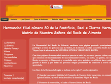Tablet Screenshot of hermandadrociovalencia.com